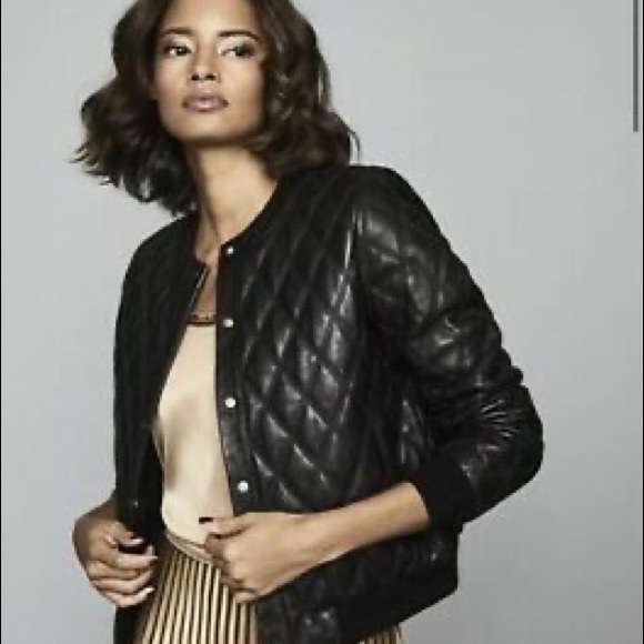 Ottolie Cross stitch leather jacket - Picture 5 of 11